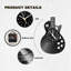 Horloge murale noire