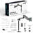 Single Monitor Desk Mount for 13-34 Inch Screens up to 26.5 lbs, Adjustable Monitor Arm Gas Spring