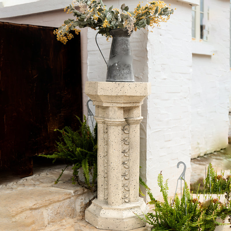 Support pour plante à colonne piédestal, 23,25 po, intérieur et extérieur