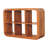 Holmdel 80cm H x 116cm W Solid Wood Cube Bookcase