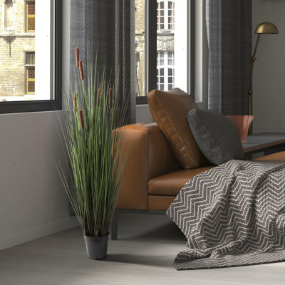 Artificial Straight Grass and Cattails