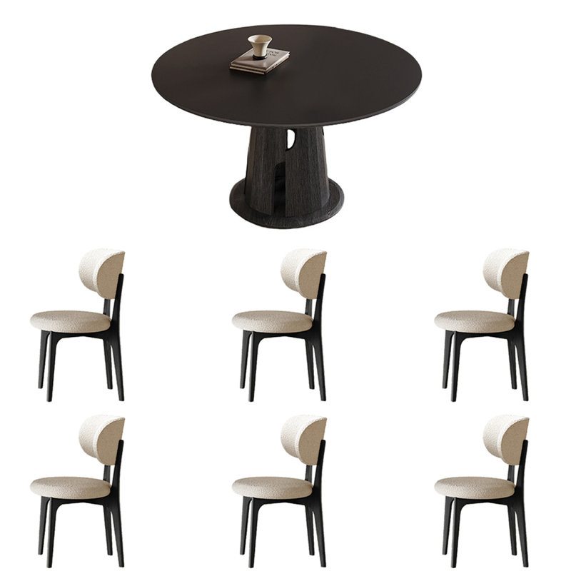 Ensemble de table de salle à manger French French, H 29,5 po x L 53,1 po x l 53,1 po