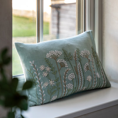 Animal Print Blue Square Throw Cushion