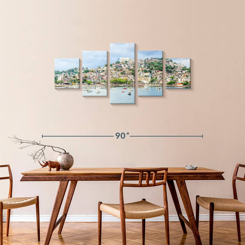Acapulco Bay In Mexico, 34" H x 74" W