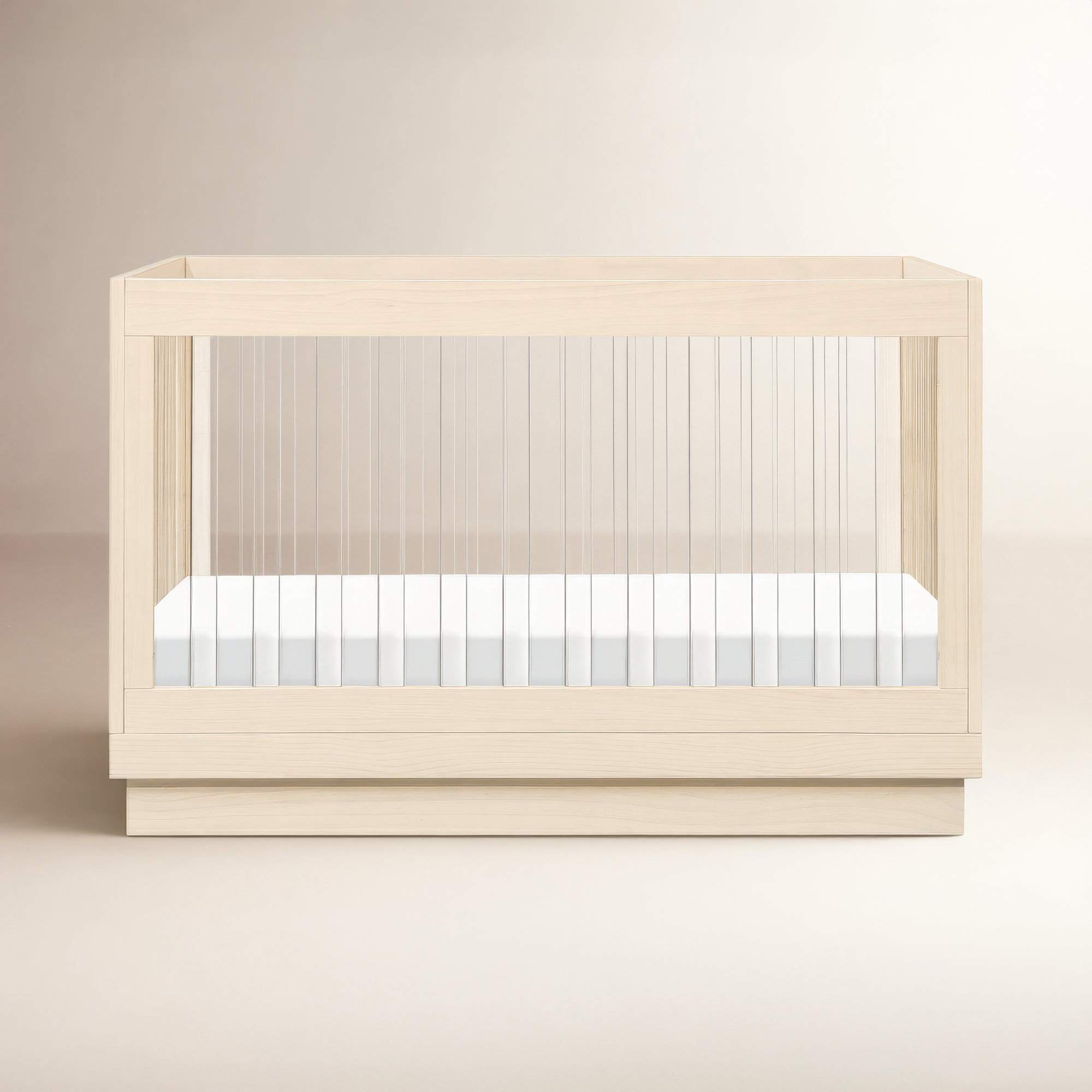 Harlow 3-in-1 Convertible Crib, Washed Natural/Acrylic