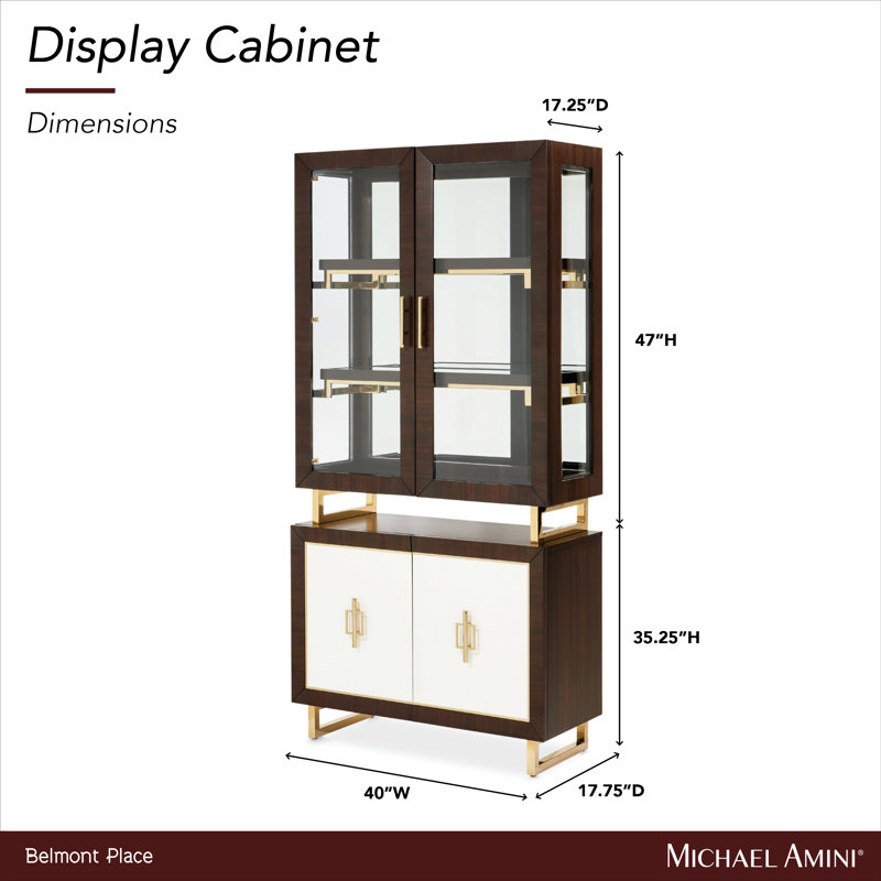 Belmont Place Lighted China Cabinet