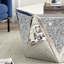 Amla  Hexagonal Glass Coffee Table Drum 