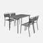 Polonius Rectangular Outdoor Dining Table - 120 cm W 70 cm D-92324893