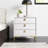 3 - Drawer Nightstand With Metal Legs-1714995396