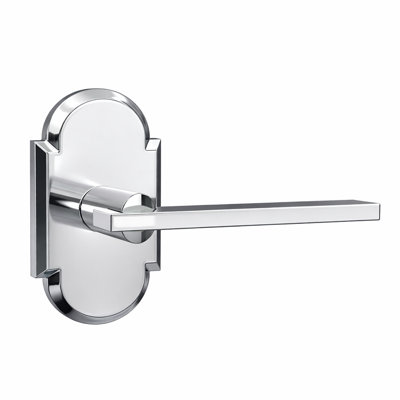 Poignée Bravura 943-G2 Passage Raleigh sur rose arquée en chrome brillant