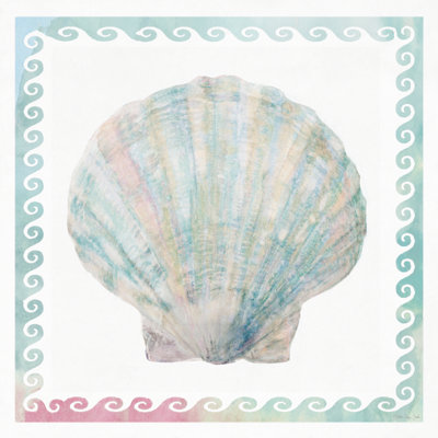 Pastel coquille 1 sur toile
