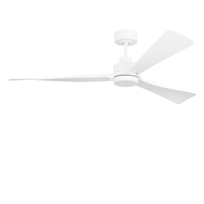 Trillium Smart 60 LED Ceiling Fan, Matte White, Matte White