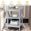 40cm W Particle Board Bedside Table