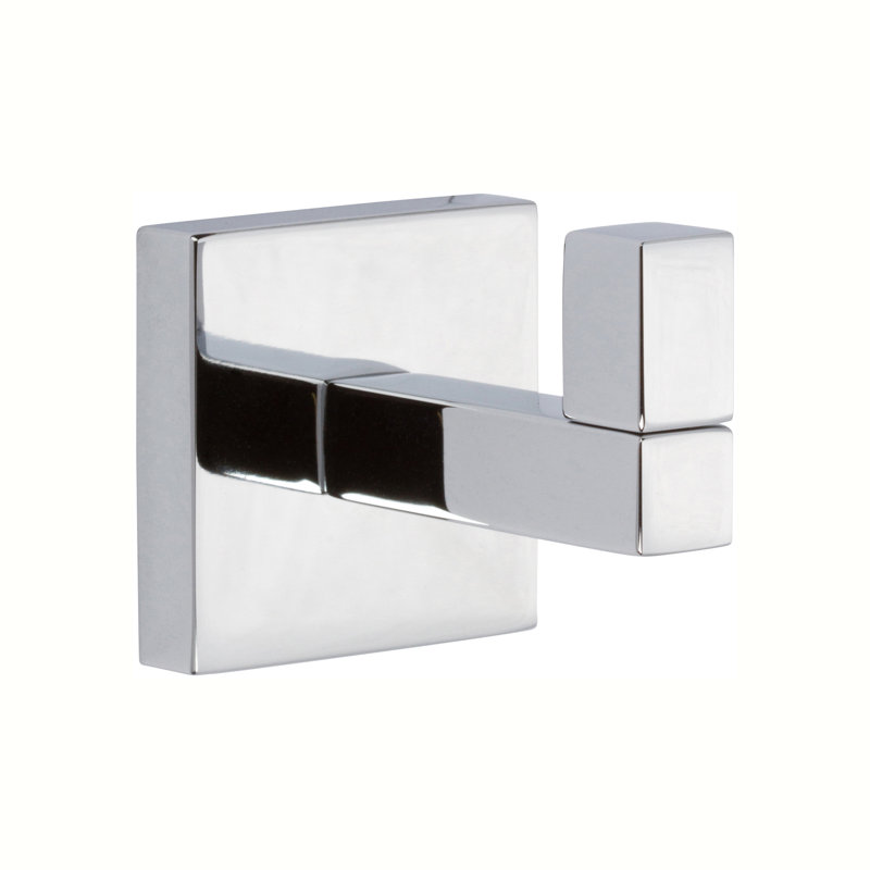 Lineal Single Robe Hook, Polished Chrome