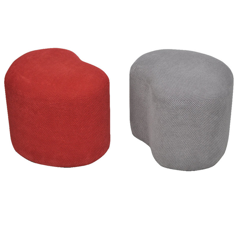 Figi 63cm Wide Novelty Cocktail Ottoman, Red