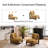 30"W Boucle Armless Upholstered Accent Chair With Solid Wood Leg-695904075