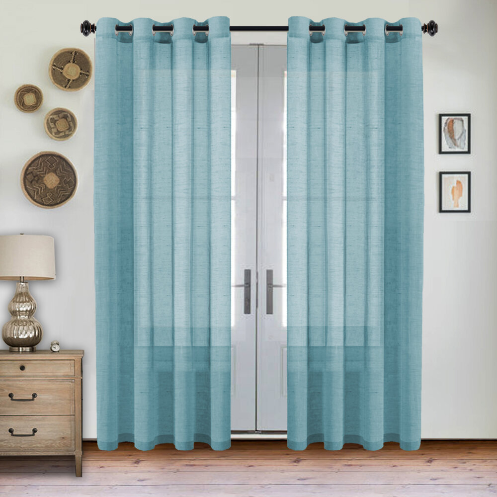 Sand & Stable Sheer Curtain Pair & Reviews | Wayfair