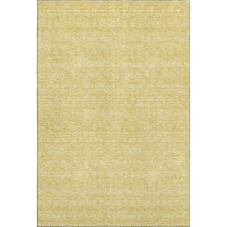 Premium Machine Washable Prisco Honey Rug
