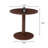 Haben Round Pedestal Dining Table-1540168826-1540168827