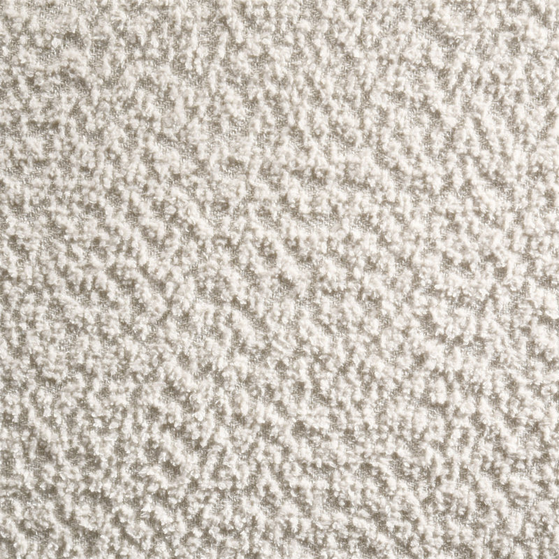 Mira Vanilla Boucle Upholstered Tufted Accent Bench, Vanilla White