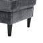 Canapé modulaire moderne en chenille avec rangement pour le salon, 3 poches latérales et porte-gobelets, gris, gris-438327502