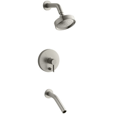 Stillness Rite-Temp Pressure-Balancing Bath and Shower Faucet Trim with Lever Handle, Valve Not Included