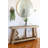 Natural Luxe A-frame Console Table