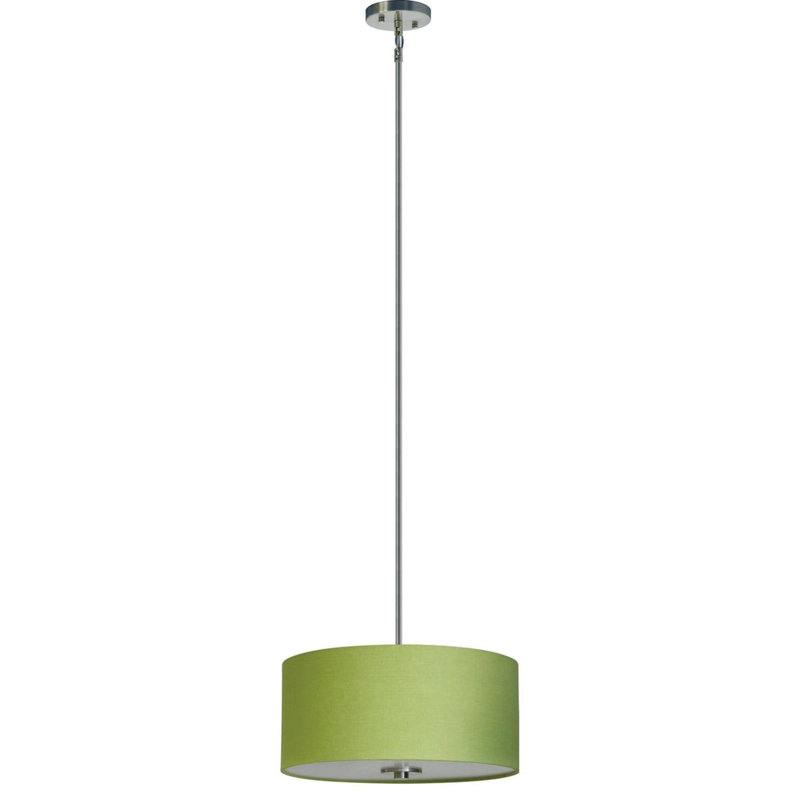 Lyell Forks 3 Pendant Light, Rich Lime