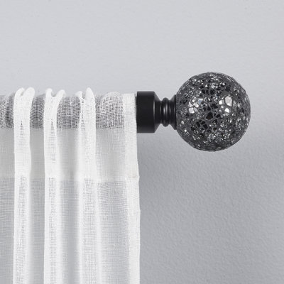LaKee Adjustable Single Curtain Rod