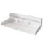 Comptoir de salle de bain blanc