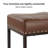 Missick 24.6'' Short Counter Stool Bar Stools Bar Chairs Counter Height Stools Saddle Stools with Curved Surface Kitchen Stools-1680199964