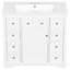 Lavabo de salle de bain 36 po - Robinet de salle de bain 36 po-200161251