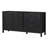 Minimalist Wave-Pattern Sideboard With Functional Storage, Accent Cabinet