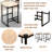 Set Of 2 Backless Bar Stools With Woven Paper Rope Seat