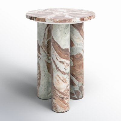 Izel Marble End Table by AllModern