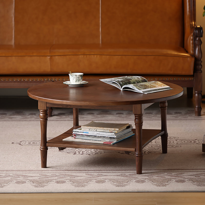 American round coffee table