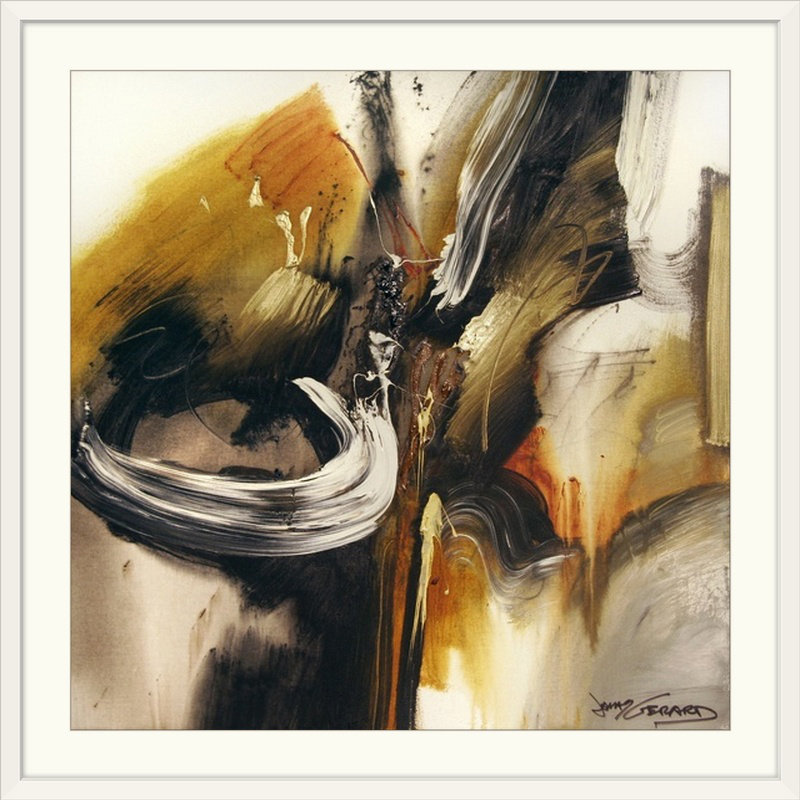 Impression sur toile, H 24 po x l 24 po x P 1 po, Cadre blanc