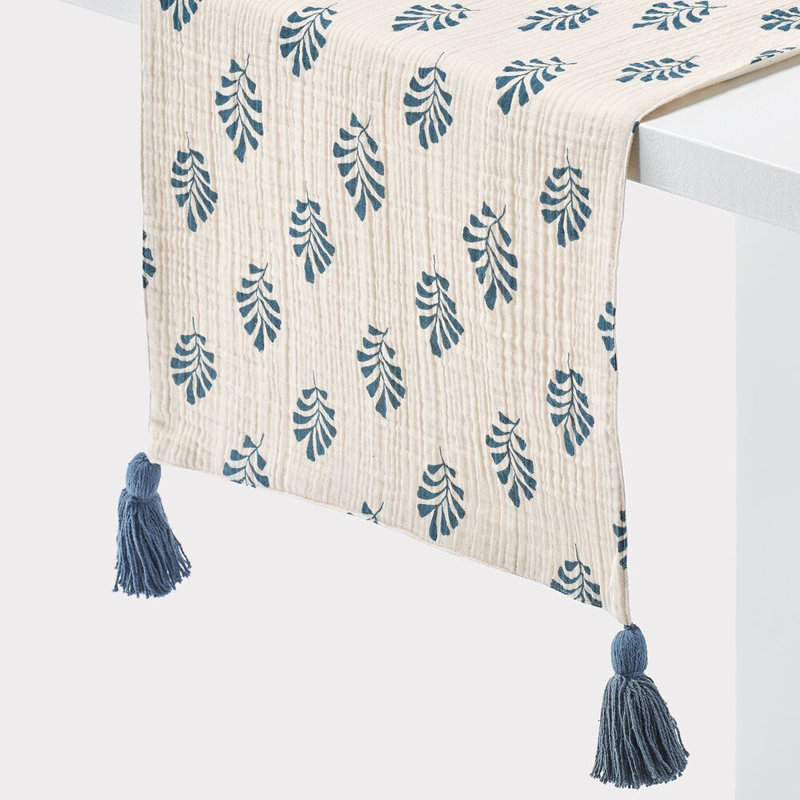 Chemin de table 16 po x 80 po Woodblock