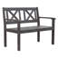 Sharadan Solid Wood Pine Outdoor Bench-967119130-967119128