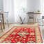 Tapis unique en laine noué à la main 4 pi 10 po x 6 pi 9 po nouvel âge Motti