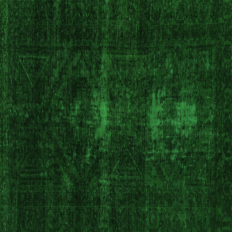 Tapis verts Abstract 2515, Carré 8 pi