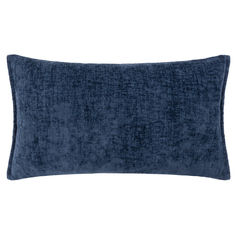 Buxton Rectangular Throw Cushion, Navy