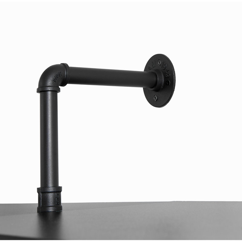 Étagère à vêtements industrielle avec lumières et tablettes à DEL - Système de rangement robuste