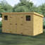 Shiplap Pent Wooden Shed-122082496