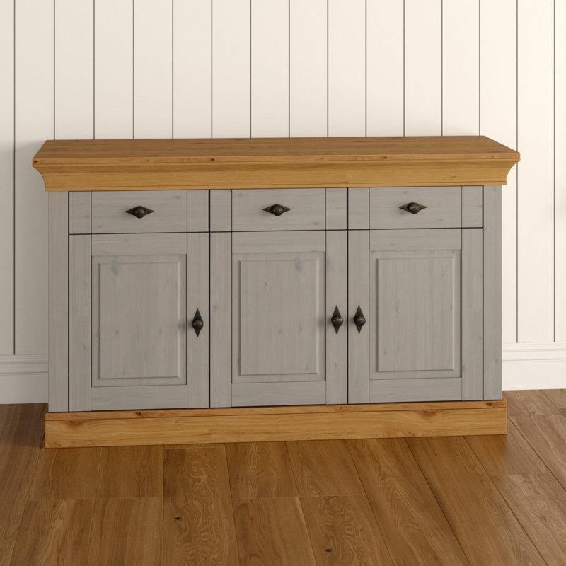 Kelly 143.2cm Sideboard, Stained and varnished grey