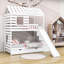 Lit superposé simple au-dessus de simple avec lit gigogne Herington par Harriet Bee-486252188