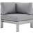 Shore 4 Piece Outdoor Patio Aluminum Sectional Sofa Set-23592931