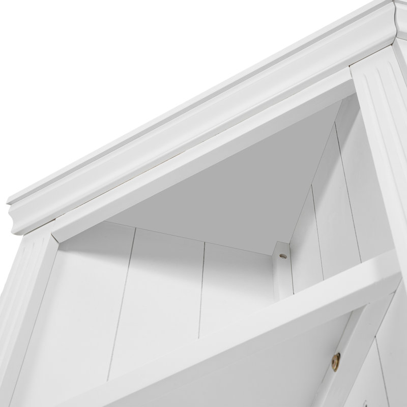 83.4" Tall 5-Tier Open Wood Bookcase With Corner Shelf Suite And Adjustable Shelves, 83.4" H x 66.53" W x 15.75" D