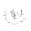 Aubervilliers Candle Wall Light-16541350