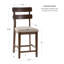 Whipkey Upholstered Counter Stool Set of 2-223222817